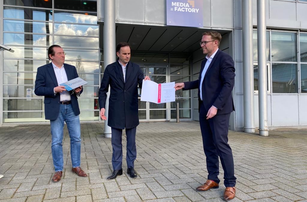 Dreifach-Prämierung des Messegeländes als Digitaler Ort Niedersachsen
