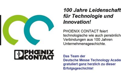 100 Jahre PHOENIX CONTACT – Herzlichen Glückwunsch